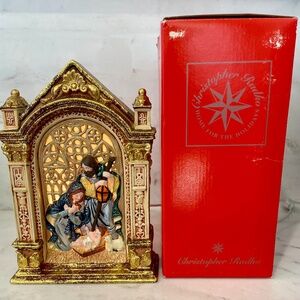 Illuminated Nativity by Christopher Radko